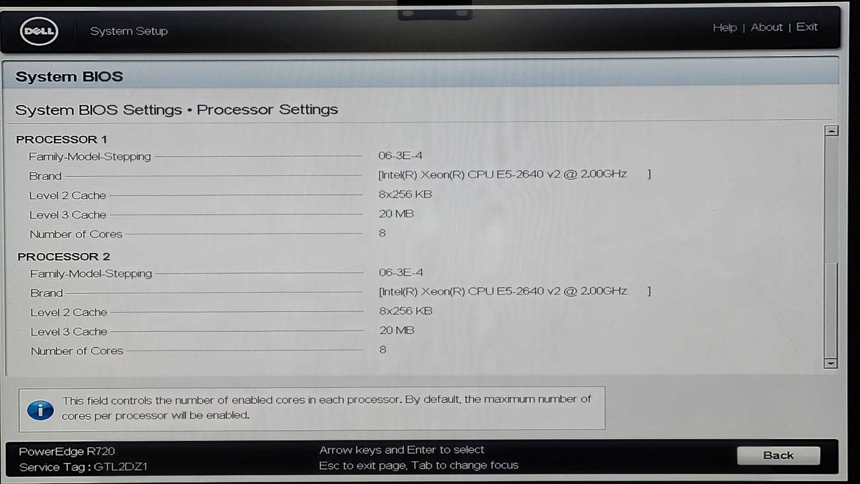 Dell PE R720, 2x Xeon E5-2640 v2 2.00GHz, 64GB RAM, PERC H710 Mini, 2x PSU