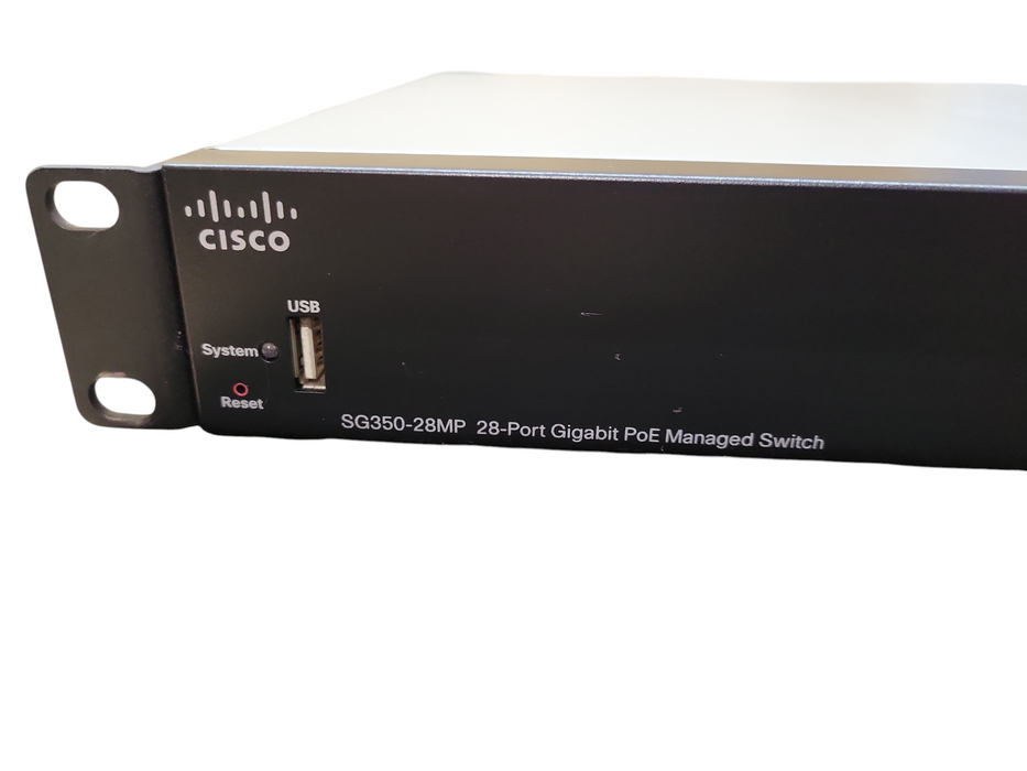 Cisco SG350-28MP-K9 V04 | 28-Port Gigabit PoE Managed Switch 4x SFP !