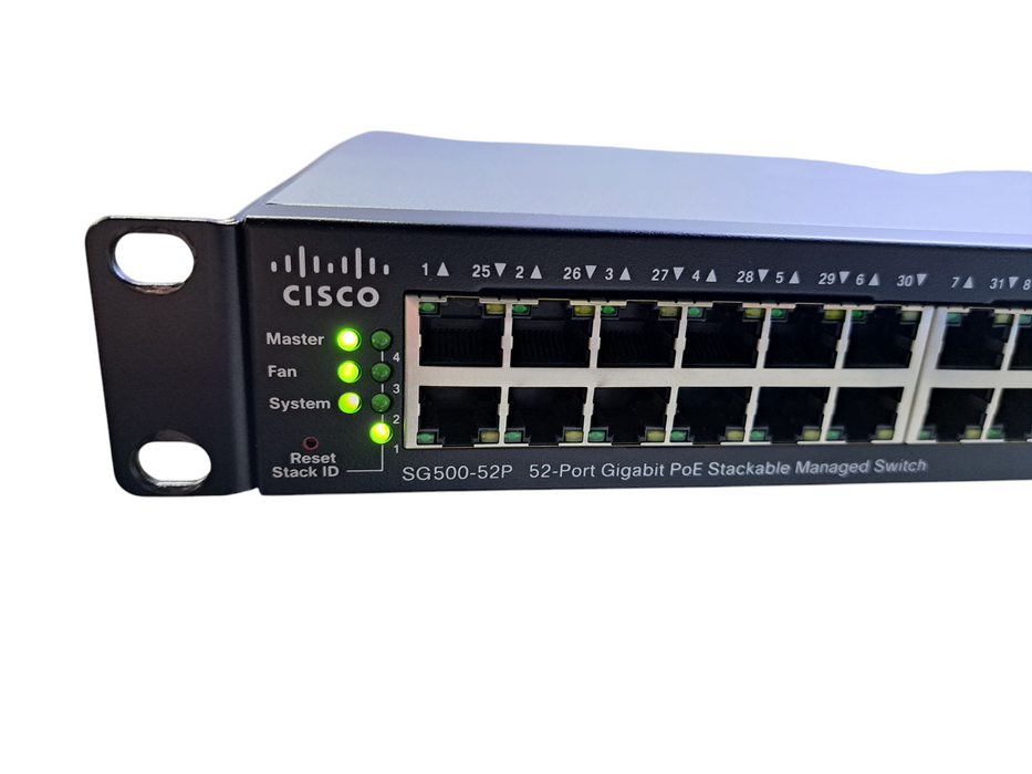 Cisco SG500-52P | 52-Port Gigabit PoE Stackable Managed Switch 1/5G SFP