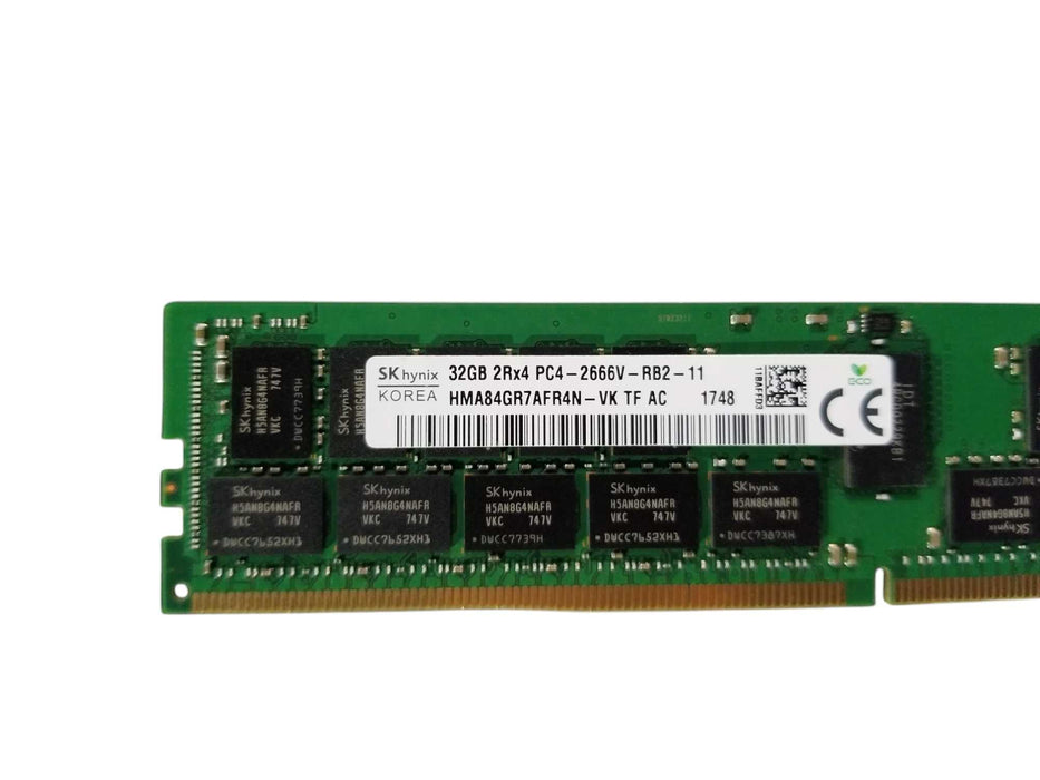 SK Hynix 32GB DDR4 RAM 2Rx4 PC4-2666V-RB2-11 DDR4 Server RAM Q