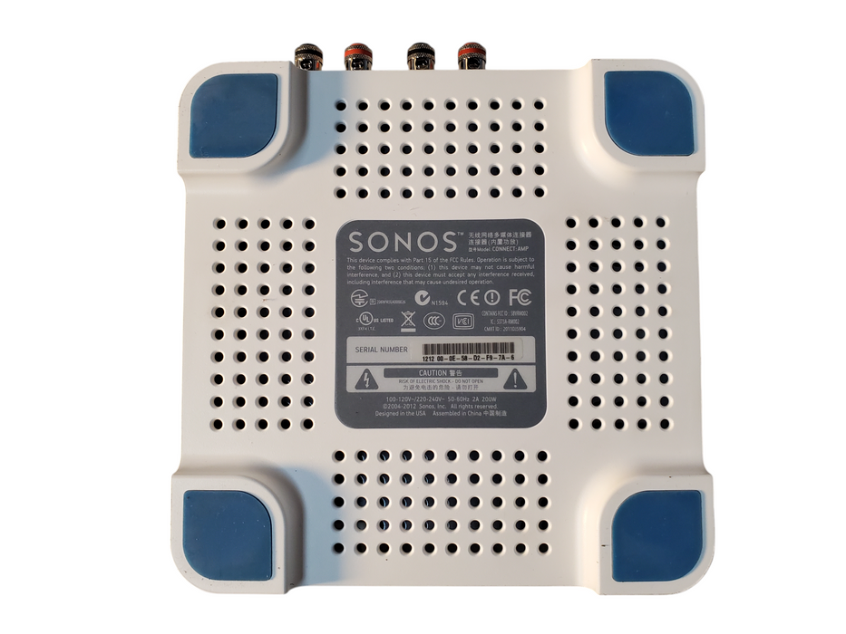 Sonos Connect:Amp Digital Media Streamer - White/Gray — retail.era