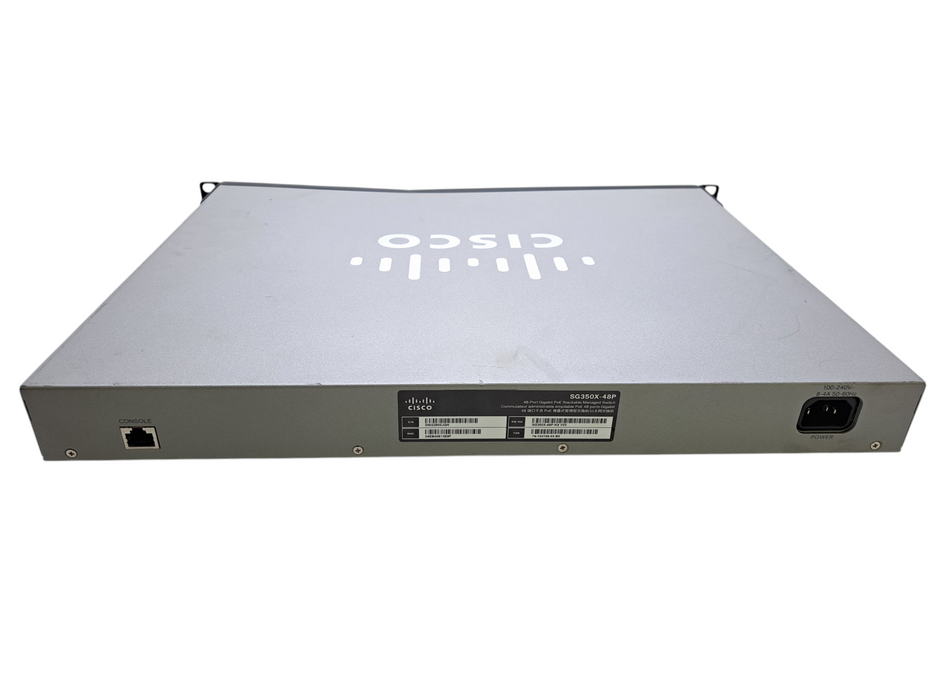 Cisco SG350X-48P-K9 V03 | 48-Port Gigabit PoE Stackable Managed Switch )