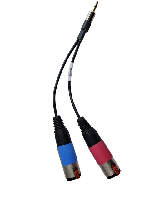 Dual 1/4" to 3.5mm Y Splitter TRS Q%