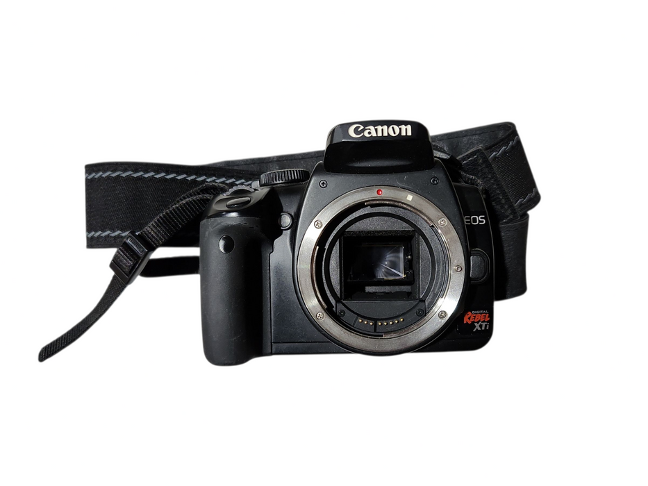 Canon EOS Digital Rebel XTi Camera Black Body Only, No Battery, READ
