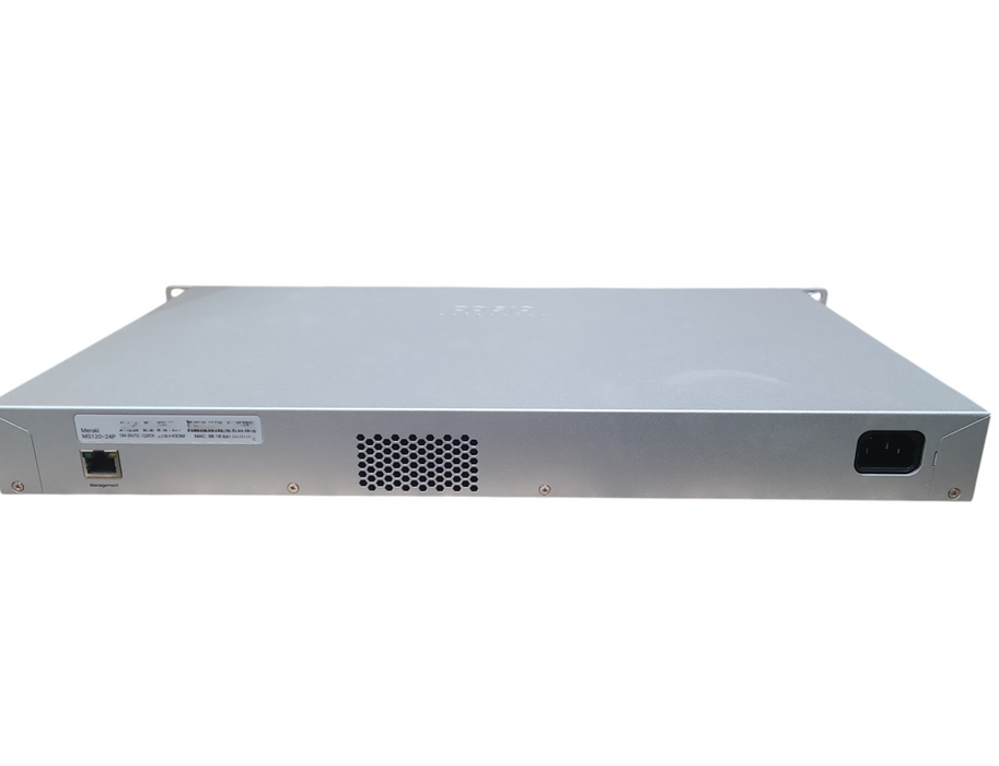Cisco Meraki MS120-24P 24-Port Cloud Managed Switch UNCLAIMED Q