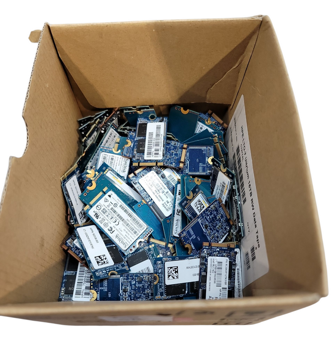 Lot 135x 8GB m.2 SATA 2242 SSD - Assorted Brands +