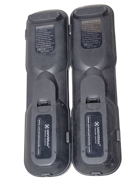 Lot of 2x Universal remote control MX-880 only, No Battery, No Charger, SEE _