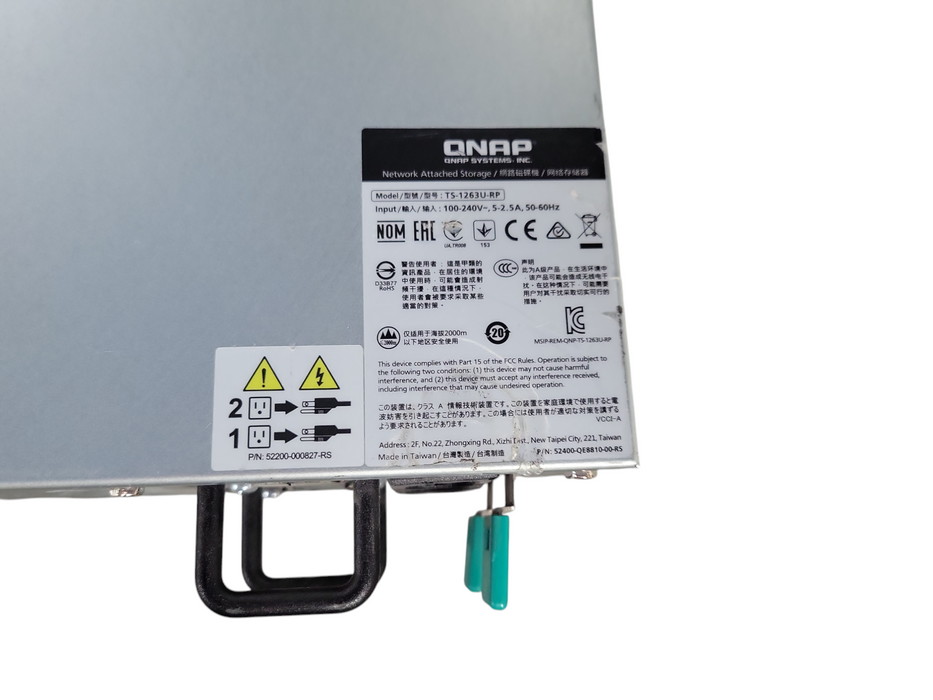 QNAP TS-1263U-RP 12-Bay NAS Network Attached Storage 1x 4TB HDD !