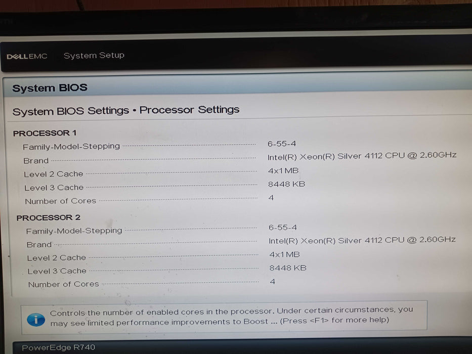 Dell R740 2x Xeon Silver 4112 @ 2.6Ghz 16GB DDR4 H730P 2x 495W PSU READ