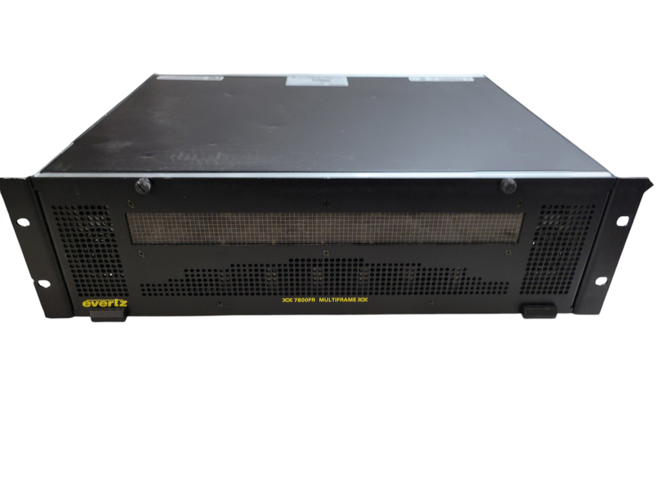 EVERTZ 7800FR MultiFrame Chassis w/ 7x 7736CEM-A4 1x7700FC (READ) %