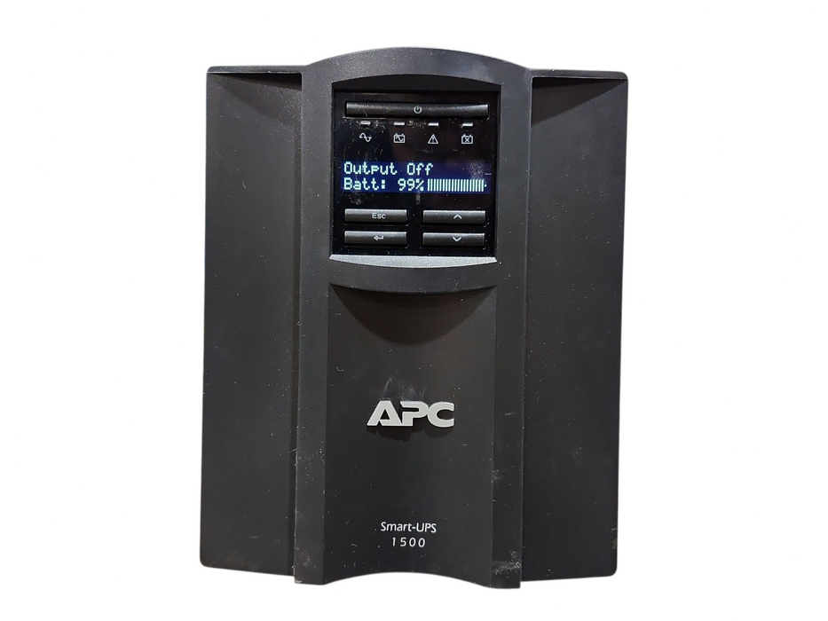 APC SMC1500C Smart-UPS C 1500 900W 120V 8 Outlet Uninterruptable Power Supp Q