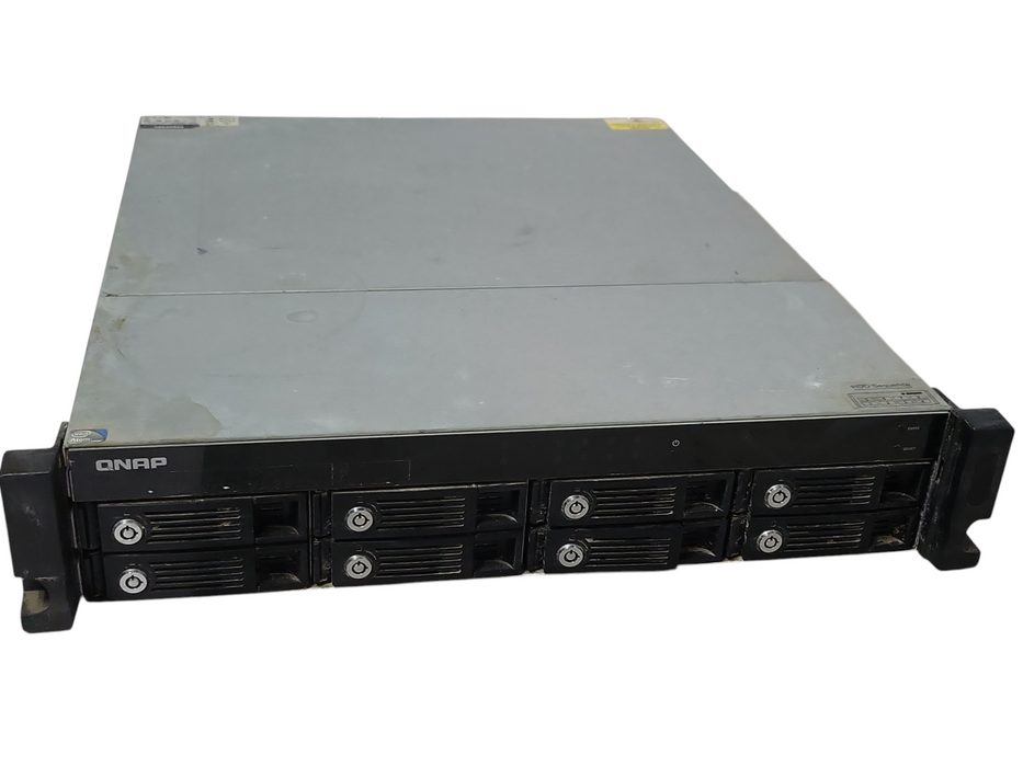QNAP TS-869U-RP 8 Bay Diskless Network Attached Storage, 8x 2TB HDDs, READ _