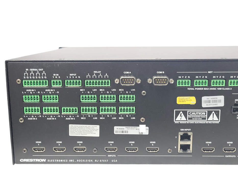 Crestron DMPS3-4K-350-C 3-Series 4K DigitalMedia Presentation System, READ _