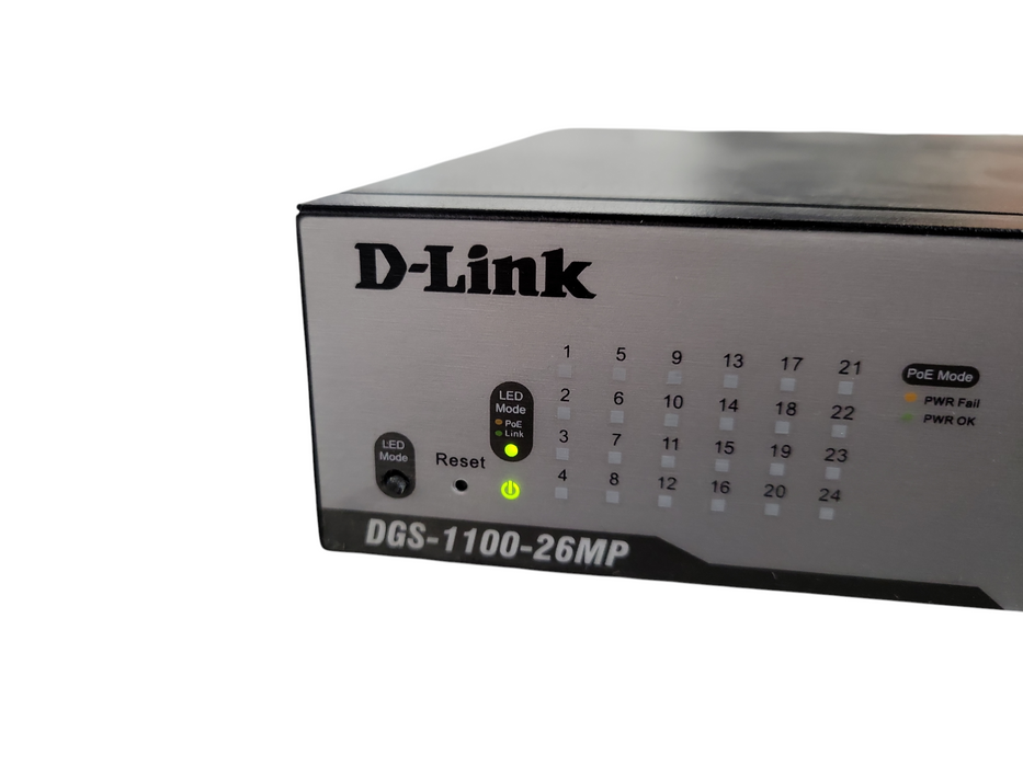 D-Link DGS-1100-26MP 26-Port PoE Gigabit Smart Managed Switch !
