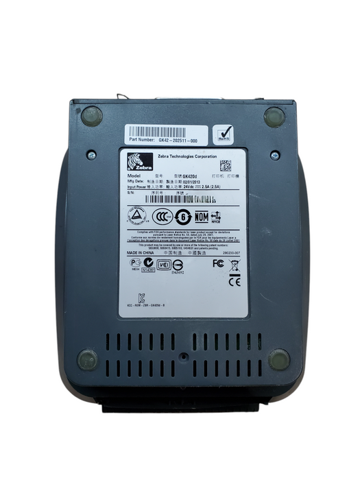 Zebra GK420d | GK42-202511-000 | Thermal Label Printer