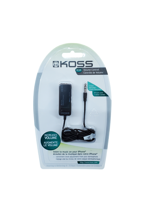 Koss In Line Headphone Volume Control: Model VC-20 | New Q