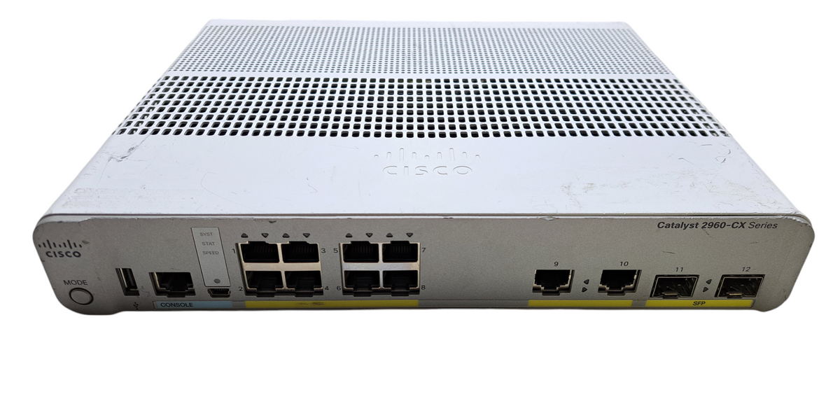 Cisco WS-C2960CX-8TC-L V04 | 8-Port Gigabit Managed Silent Switch