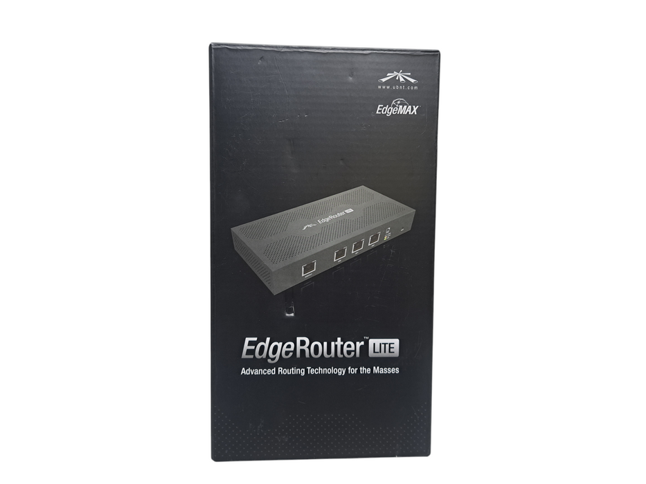 Ubiquiti Networks EdgeRouter Lite 3 Port Router ERLite-3 w/ Power Adapter )