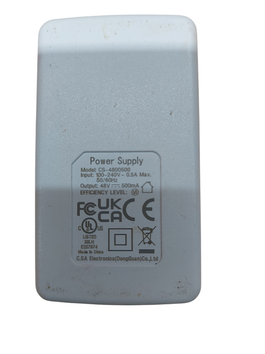 Lot 10x POE Power Supply CS-4800500 48V-500mA w/ Adapter