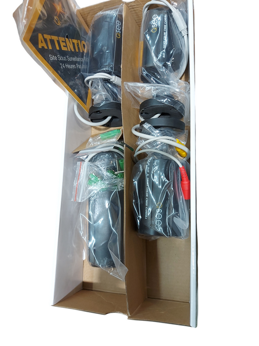 Q-SEE 4 PACK QM4803B-4 COLOR SECURITY CAMERAS