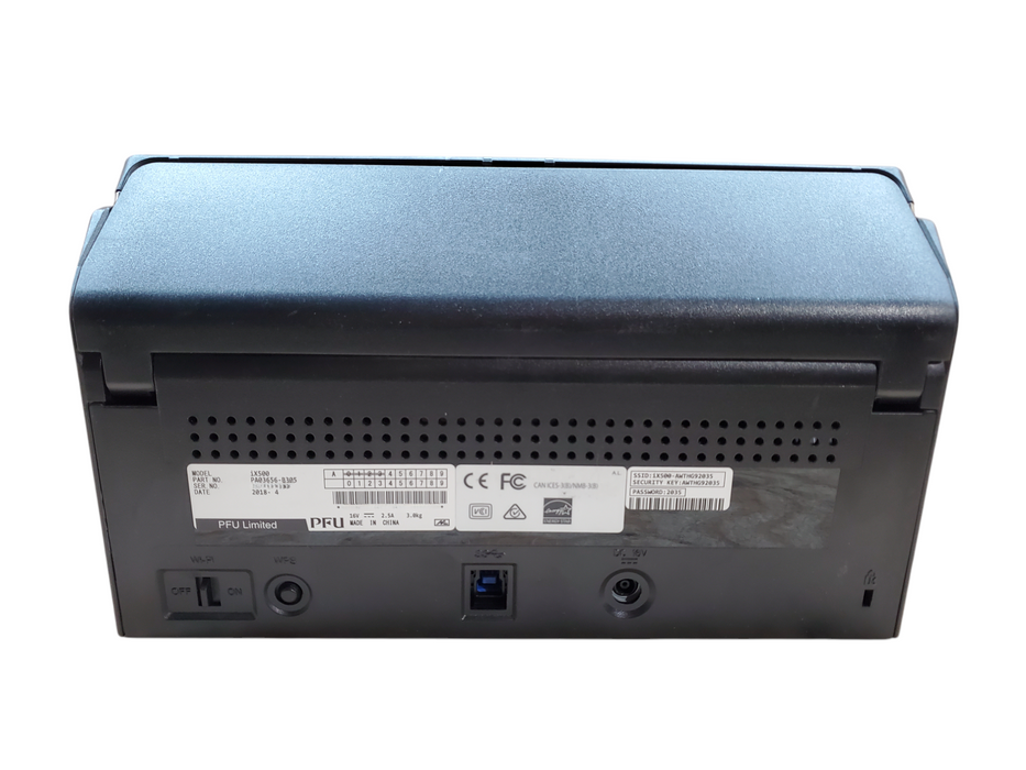 Fujitsu iX500 ScanSnap Color Duplex Image Document Scanner PA03656-B305 Q