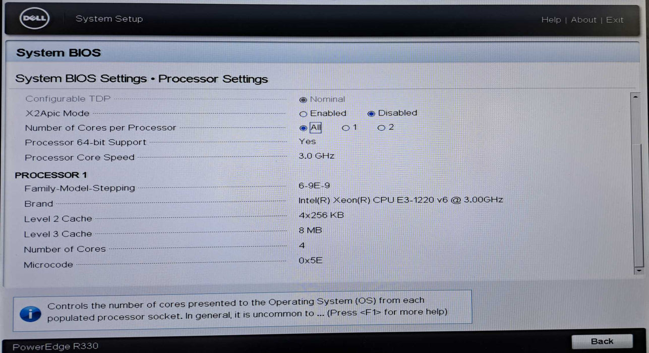 Dell PowerEdge R330 1U | Xeon E3-1220 V6 @3.00GHz, 16GB DDR4, H730 RAID
