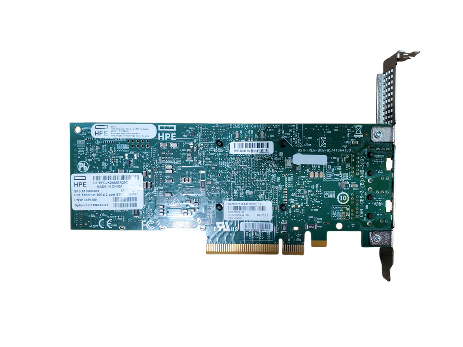 HPE Ethernet 10Gb 2-port 535T Adapter - 813659-001