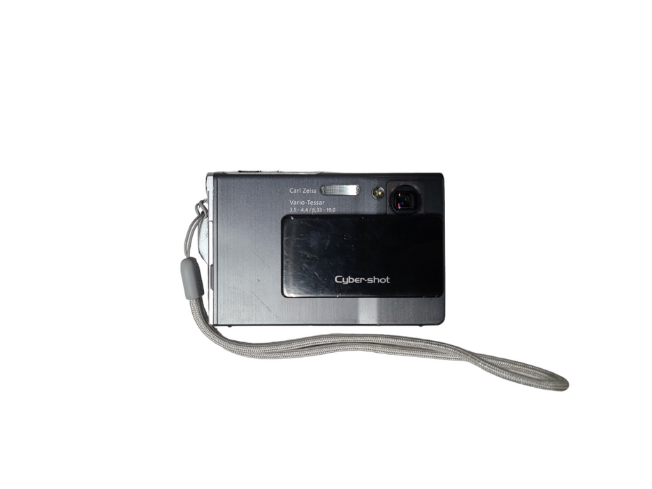 Sony Cyber-shot DSC-T7 5.1MP Digital Camera, Silver w/ Battery, READ