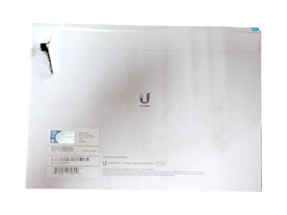 *NEW* Ubiquiti Networks UniFi Protect Indoor Outdoor UVC-G3-FLEX-PWN 3-PACK