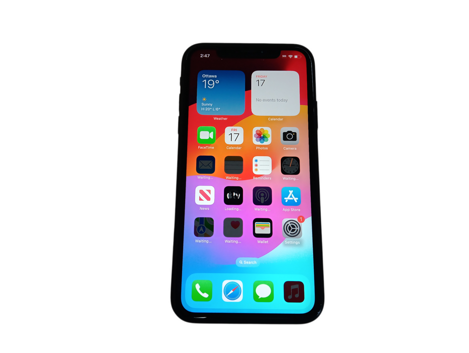 Apple iPhone XR - 64GB - Space Gray [A1984] Q