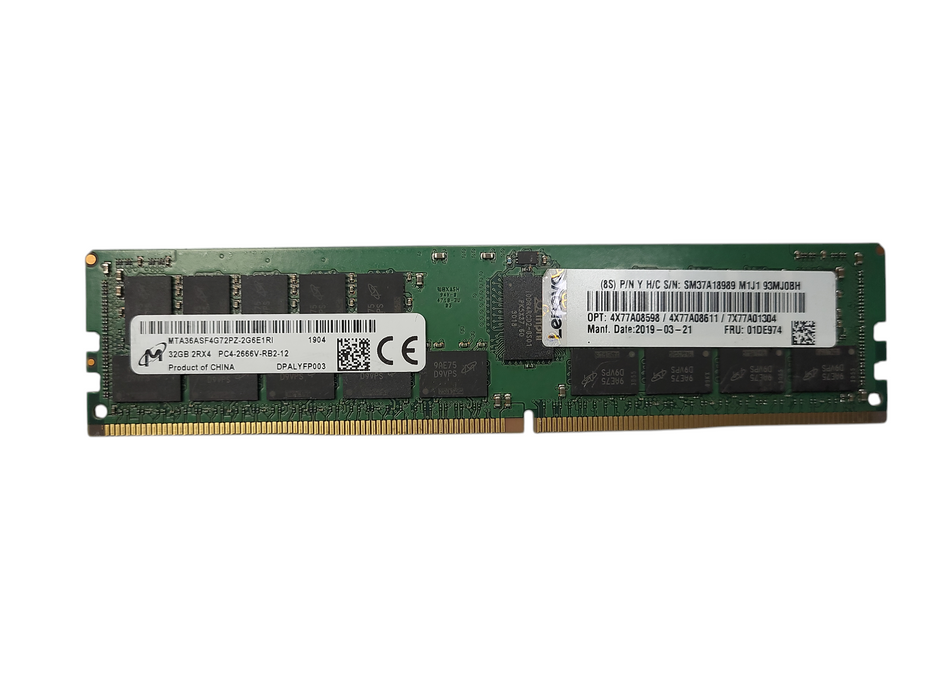 Micron 32GB PC4-2666V-R Server Memory  Q$