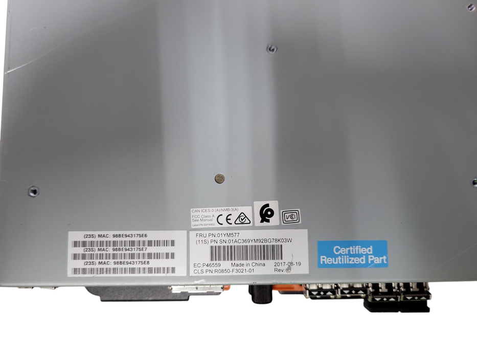 IBM 01YM577 NODE CANISTER FOR IBM V5030 Q_