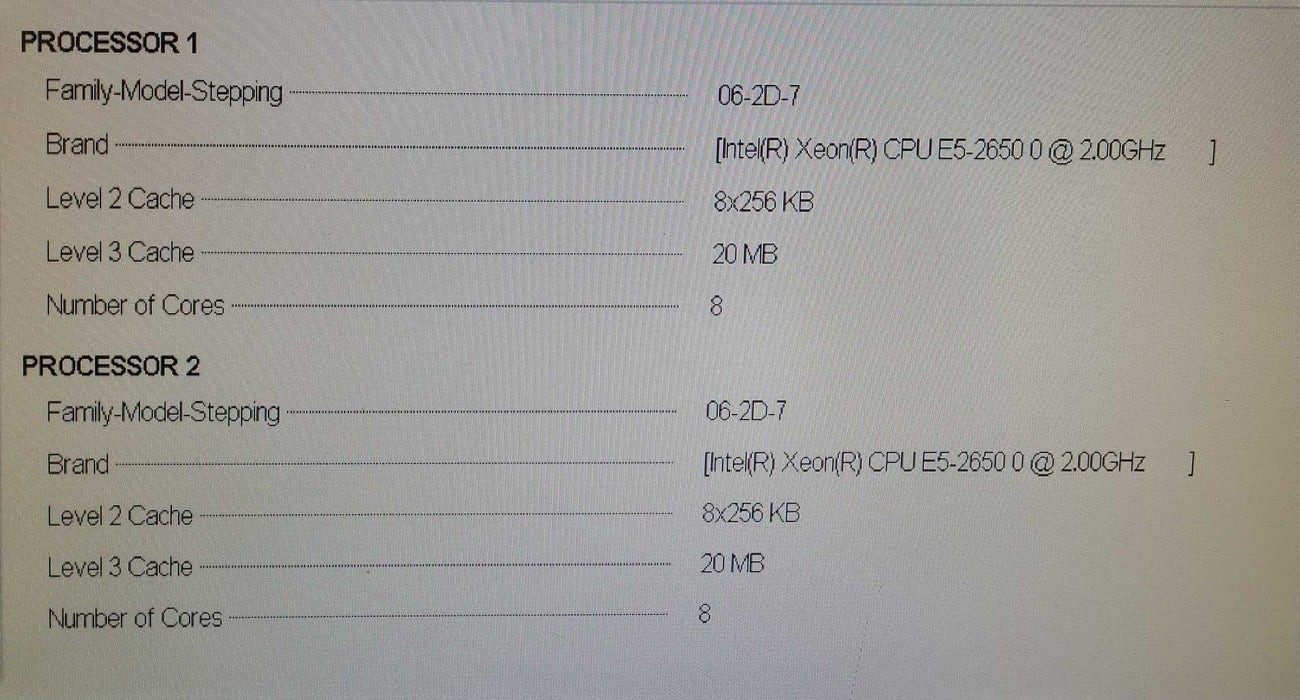 Dell PowerEdge R720xd | 2x Xeon E5-2650 0 | 64GB DDR3 | PERC H710P | NO HDD