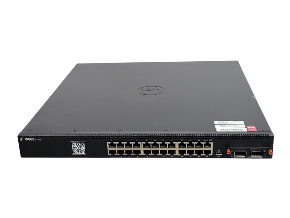Dell PowerSwitch N4032 - 24x 10GB RJ-45 - 2x QSFP+ Ports, 2x PSU _