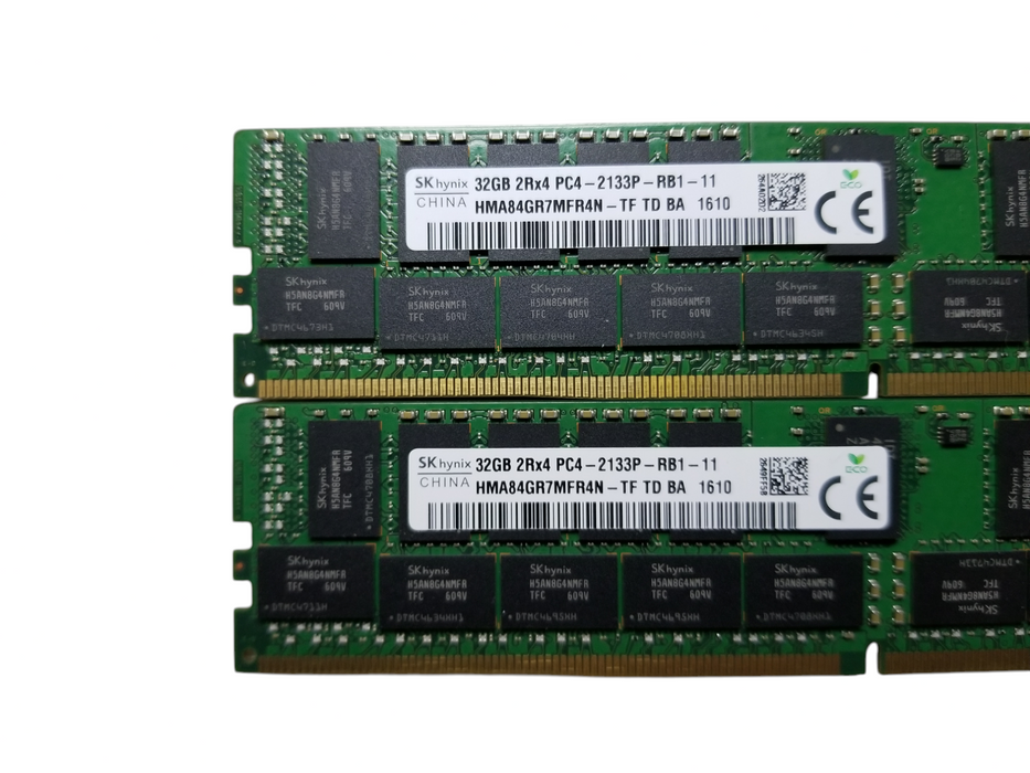 SK Hynx 64GB Bundle (2x32GB) 2Rx4 PC4-2133P-RB1-11 DDR4 Server RAM Q