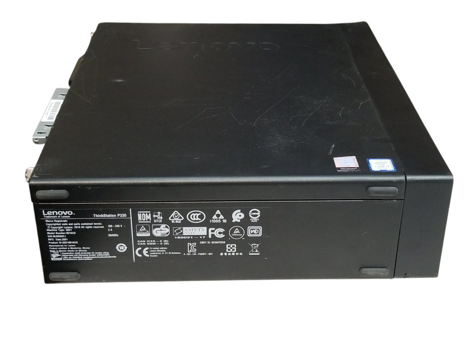 Lenovo ThinkStation P330 SFF, i7-9700 CPU 3.00GHz 16GB RAM - No HDD