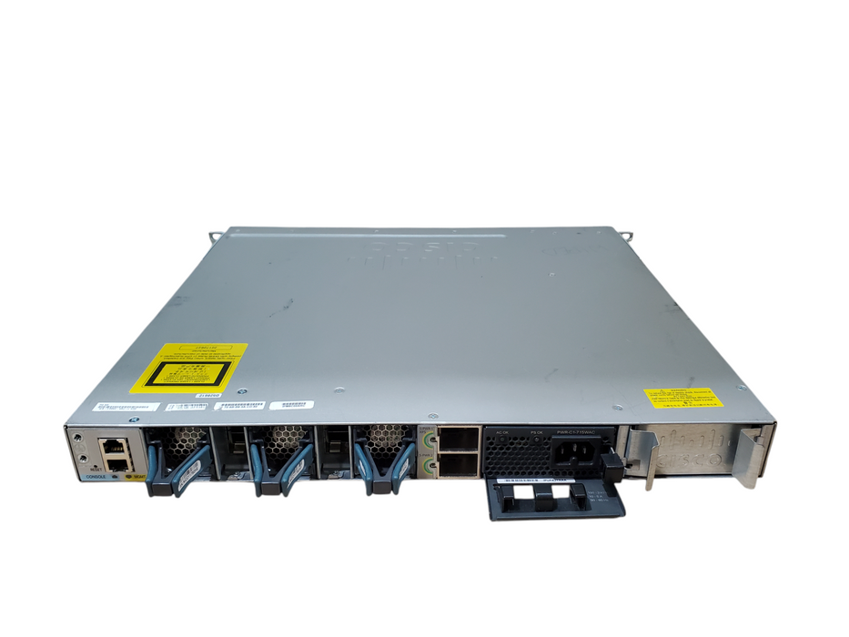 WS-C3850-48U-L V06 48-Port UPoE Gigabit Switch w/ C3850-NM-4-1G + 1xPSU