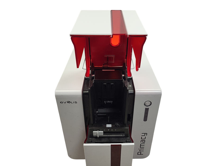 Evolis Primacy Expert PM1H0000RS ID Card Printer No Ribbon/AC READ $