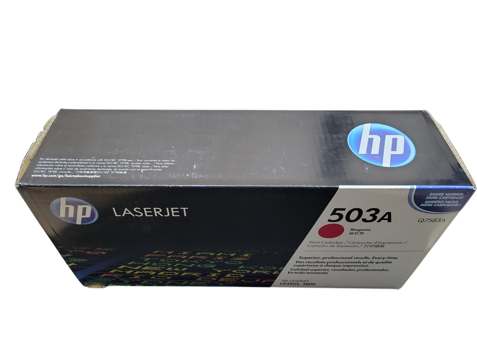 Genuine HP 503A Magenta Toner Cartridge Q7583A !