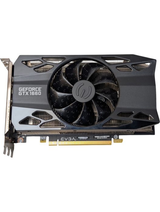EVGA NVIDIA GeForce GTX 1660 6GB GPU 06G-P4-1161-KR Q-