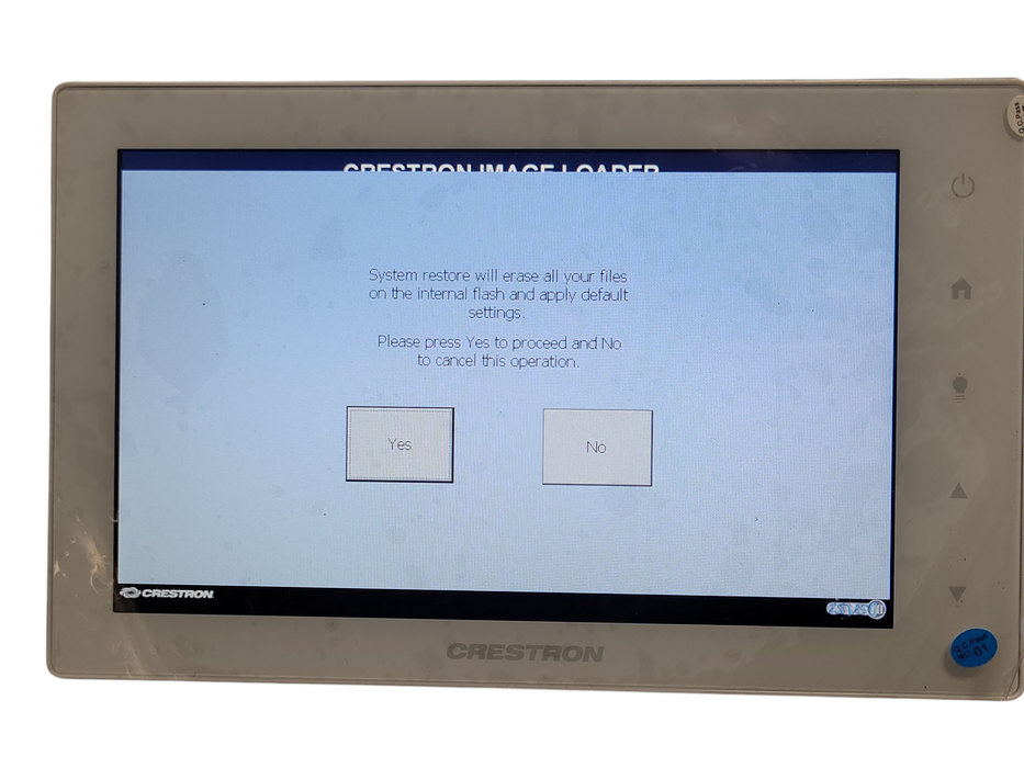 CRESTRON TSW-750-W-S 7" Touch Screen Control Panel _