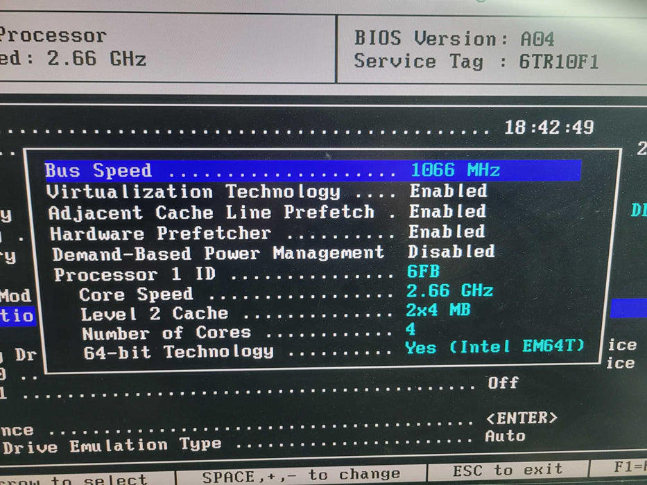 Dell PowerEdge 860 - Xeon @ 2.6GHz NO HDD 8GB DDR2 345W PSU %